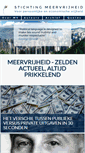 Mobile Screenshot of meervrijheid.nl